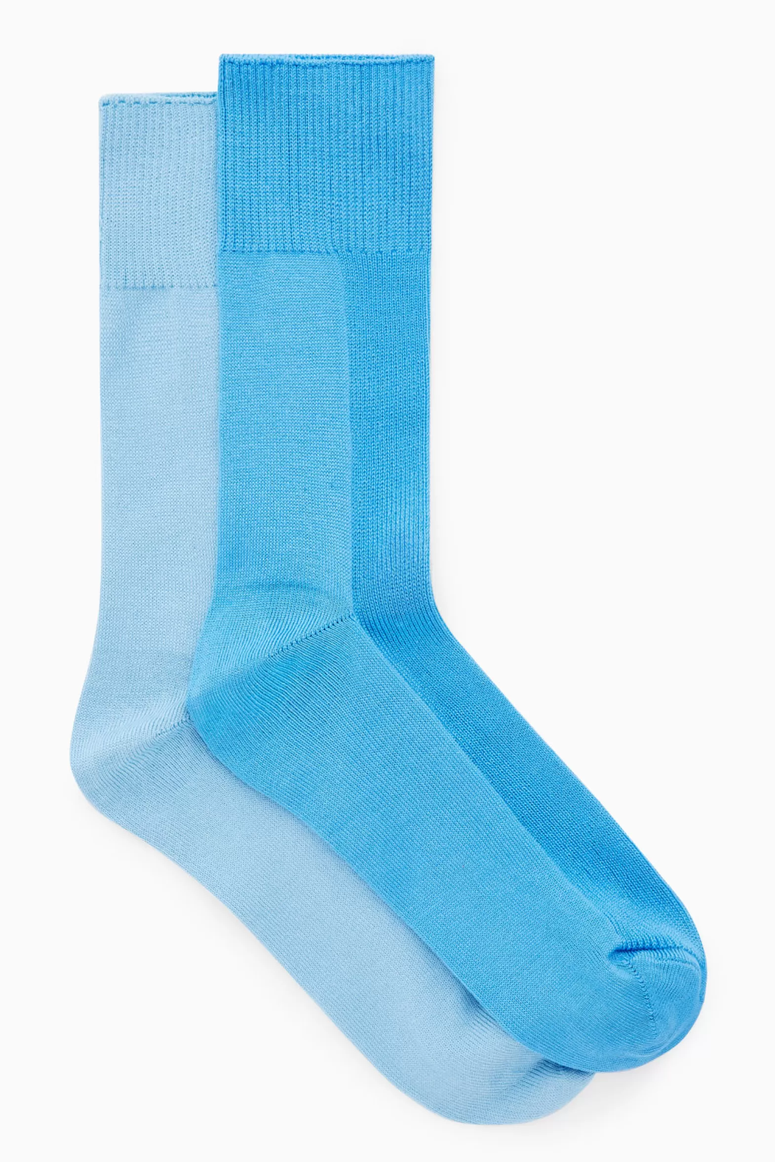 COS 2-PACK RIBBED PANEL SOCKS