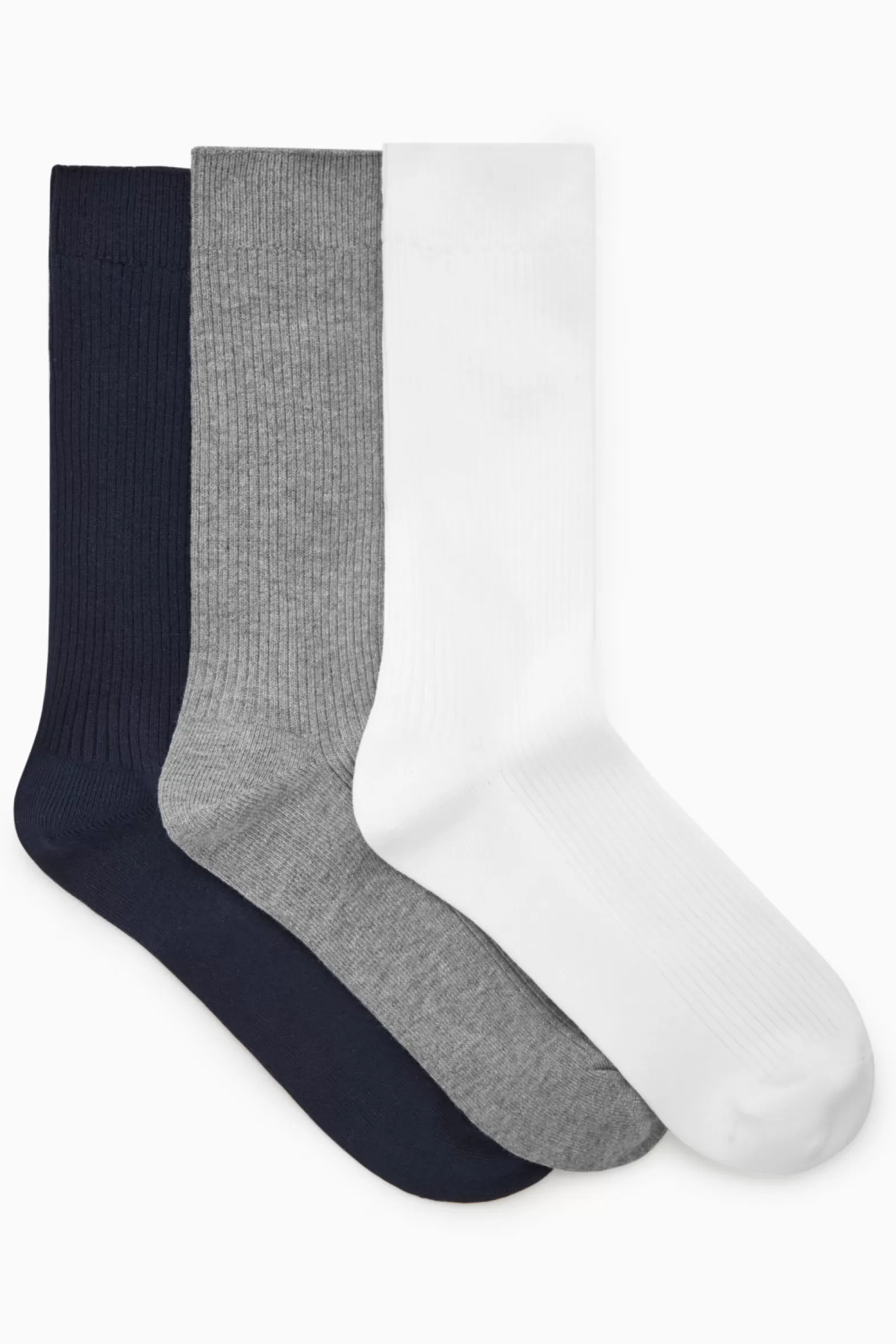 COS 3-PACK RIBBED SOCKS