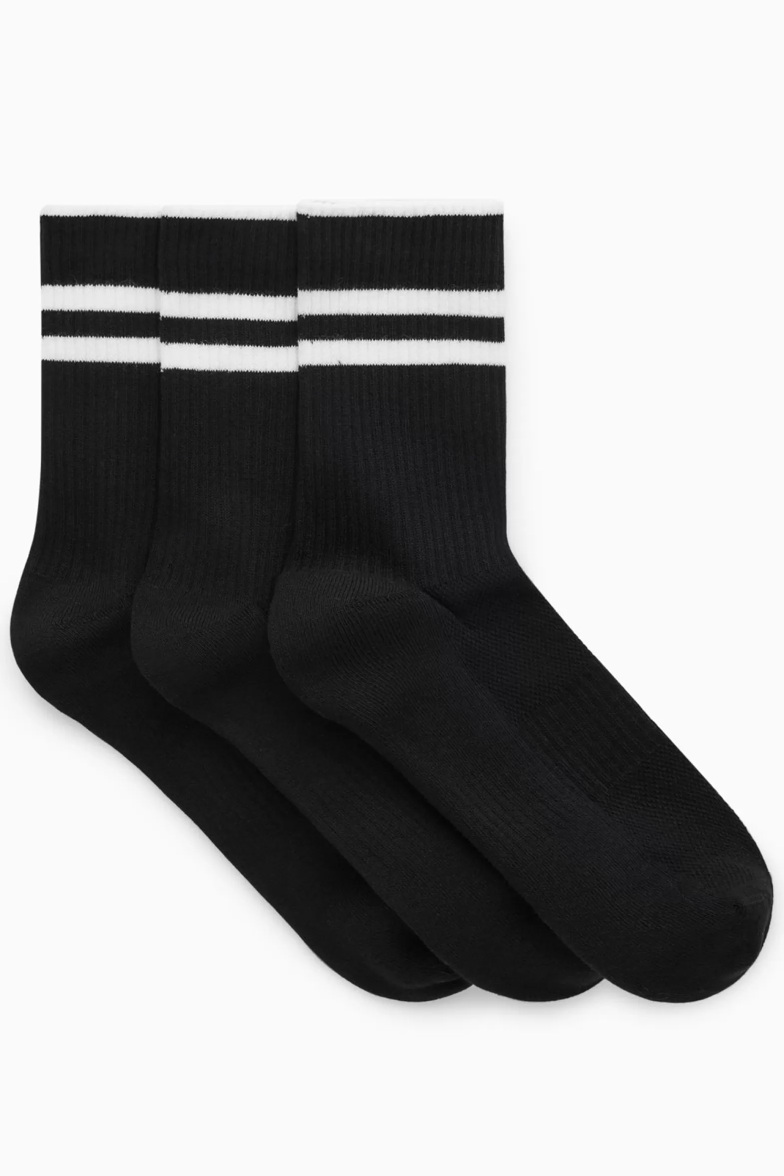 COS 3-PACK RIBBED SPORT SOCKS