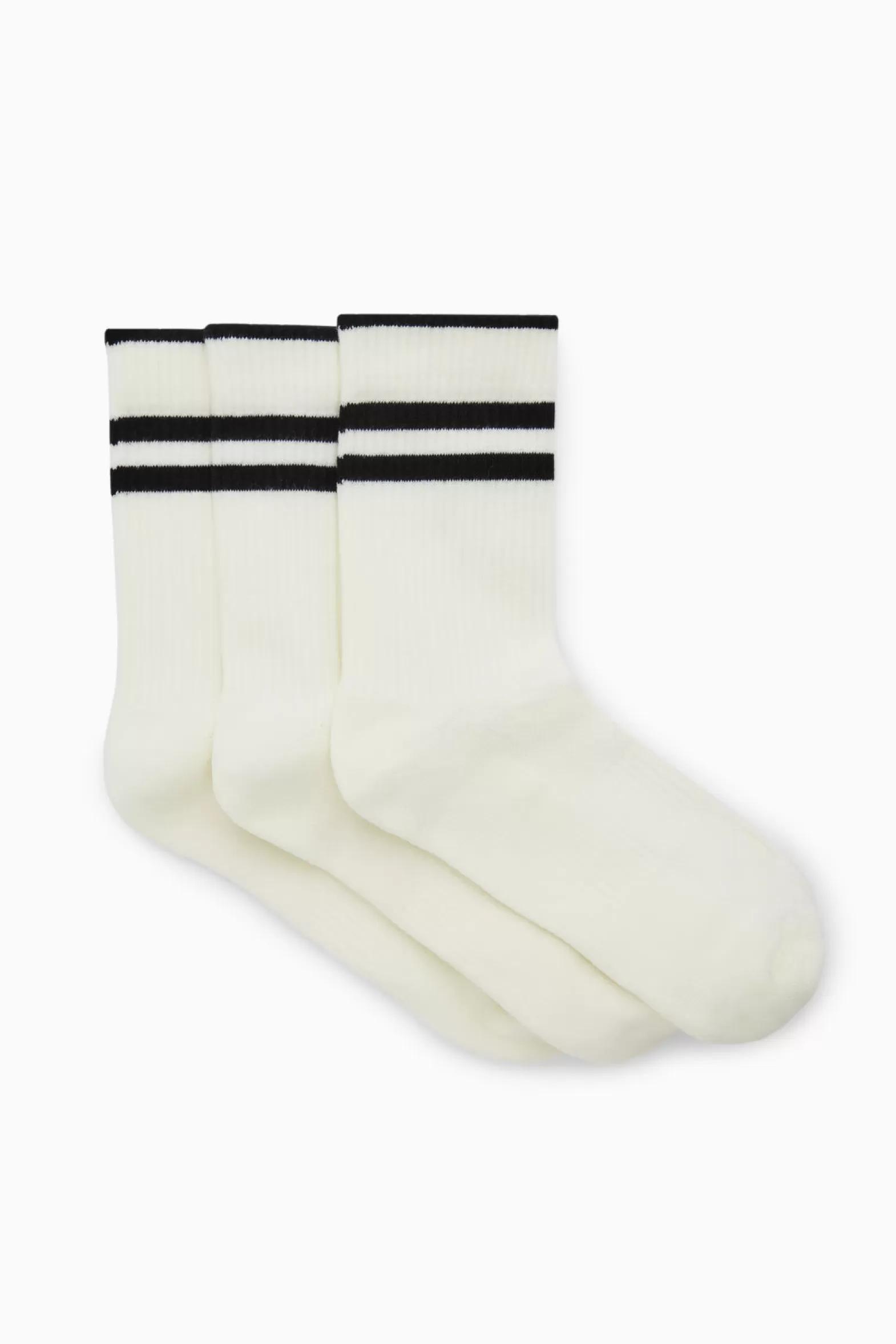 COS 3-PACK RIBBED SPORT SOCKS