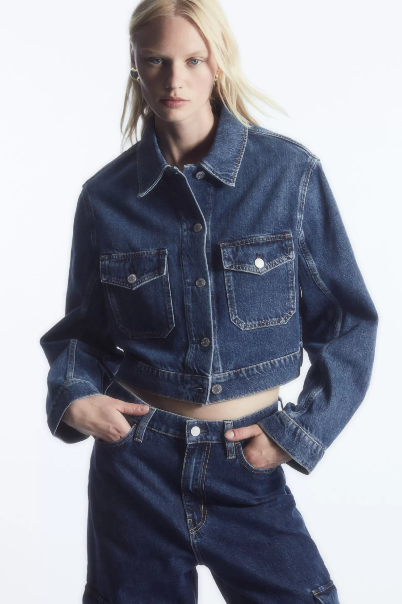 COS CROPPED DENIM JACKET