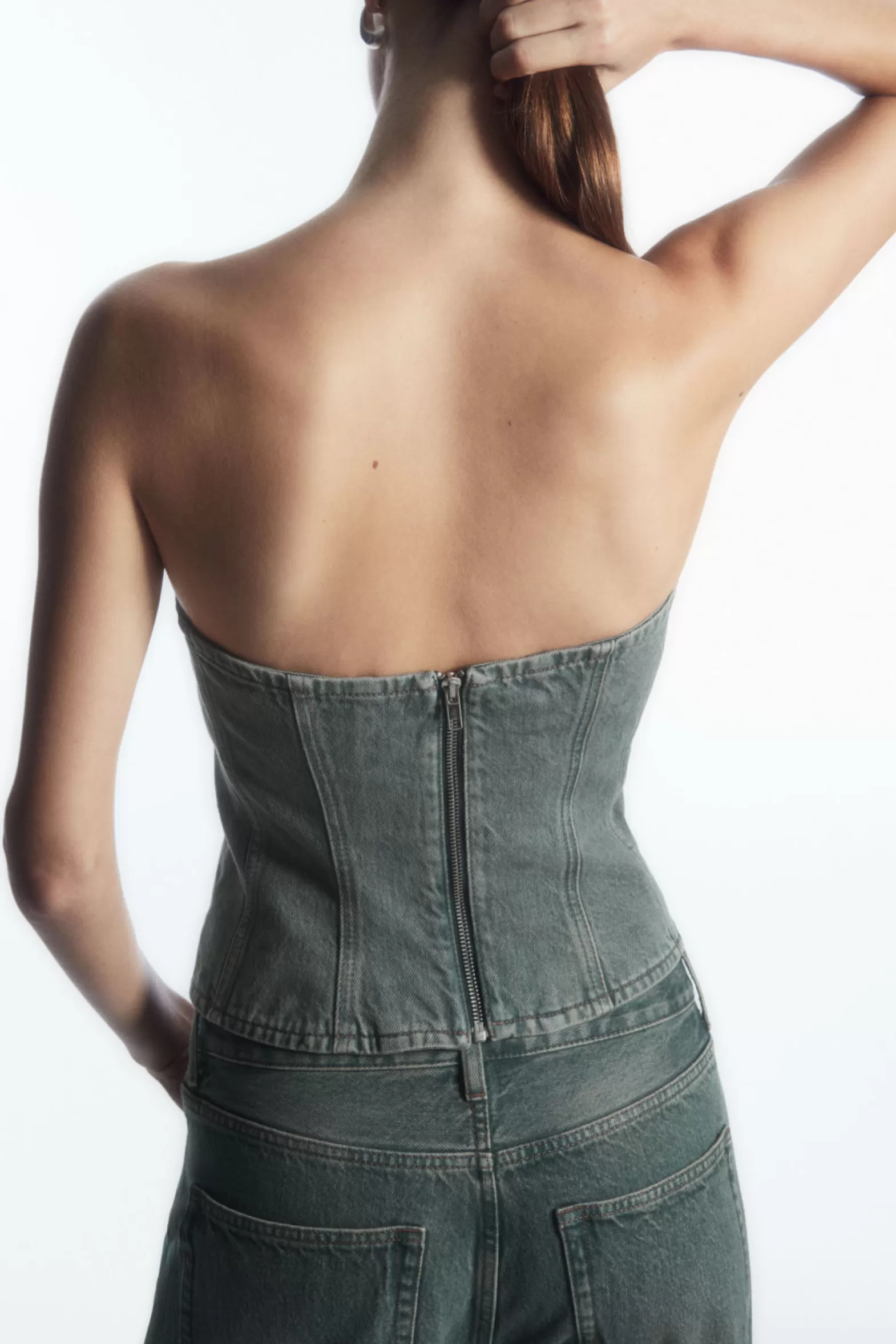 COS DENIM BUSTIER