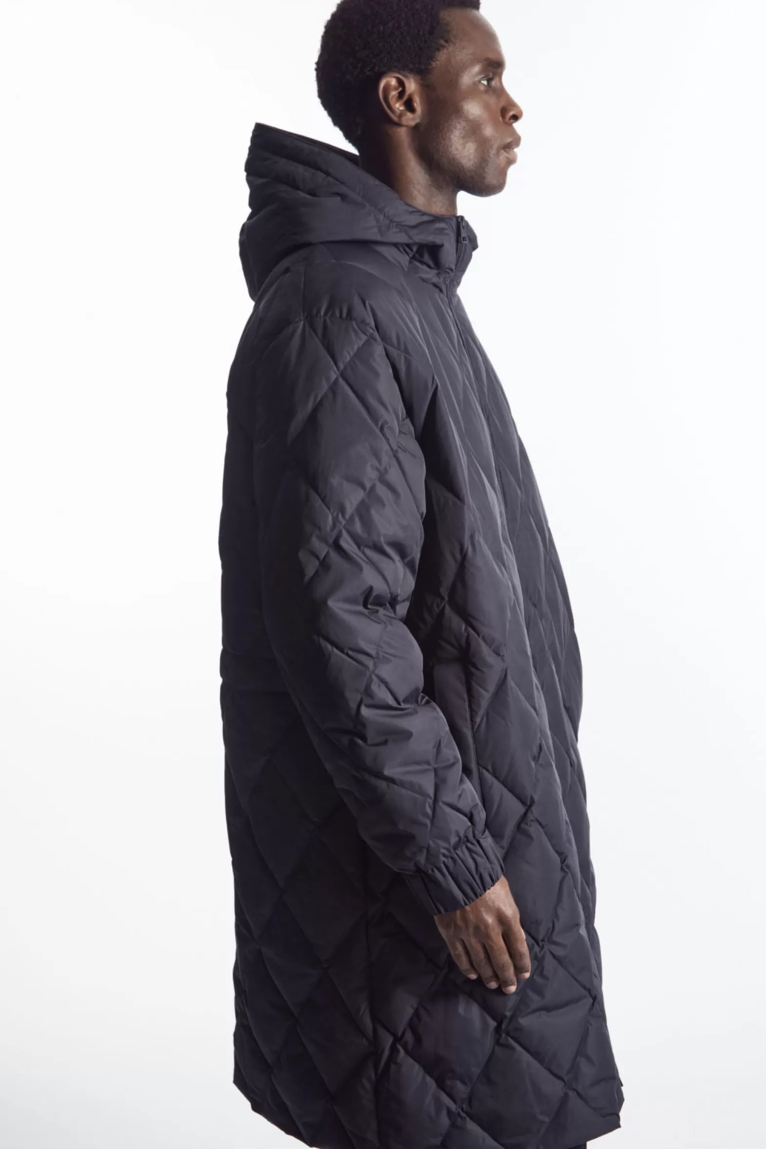 COS DIAMOND-QUILTED PADDED PARKA