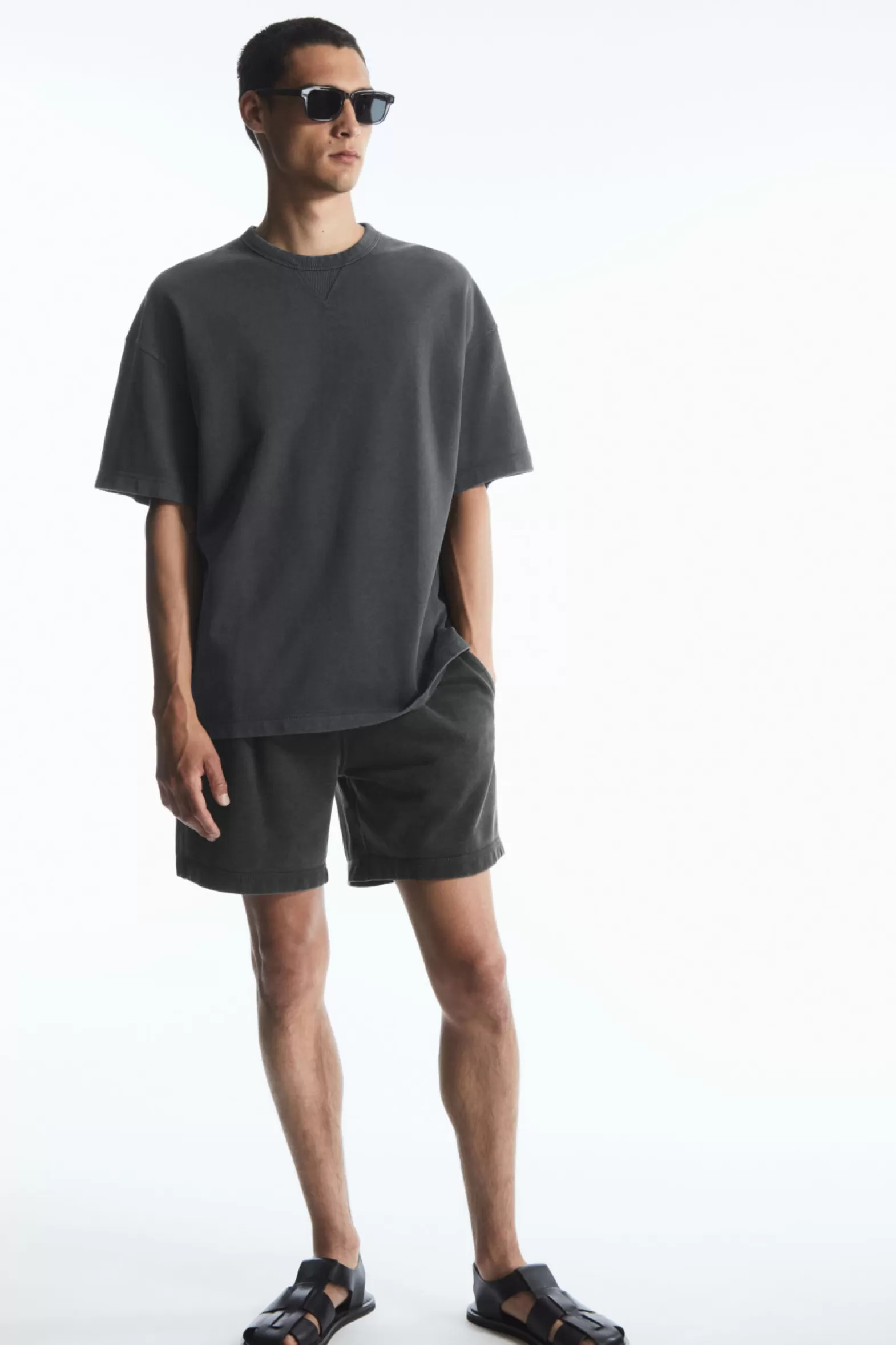 COS JERSEY DRAWSTRING SHORTS