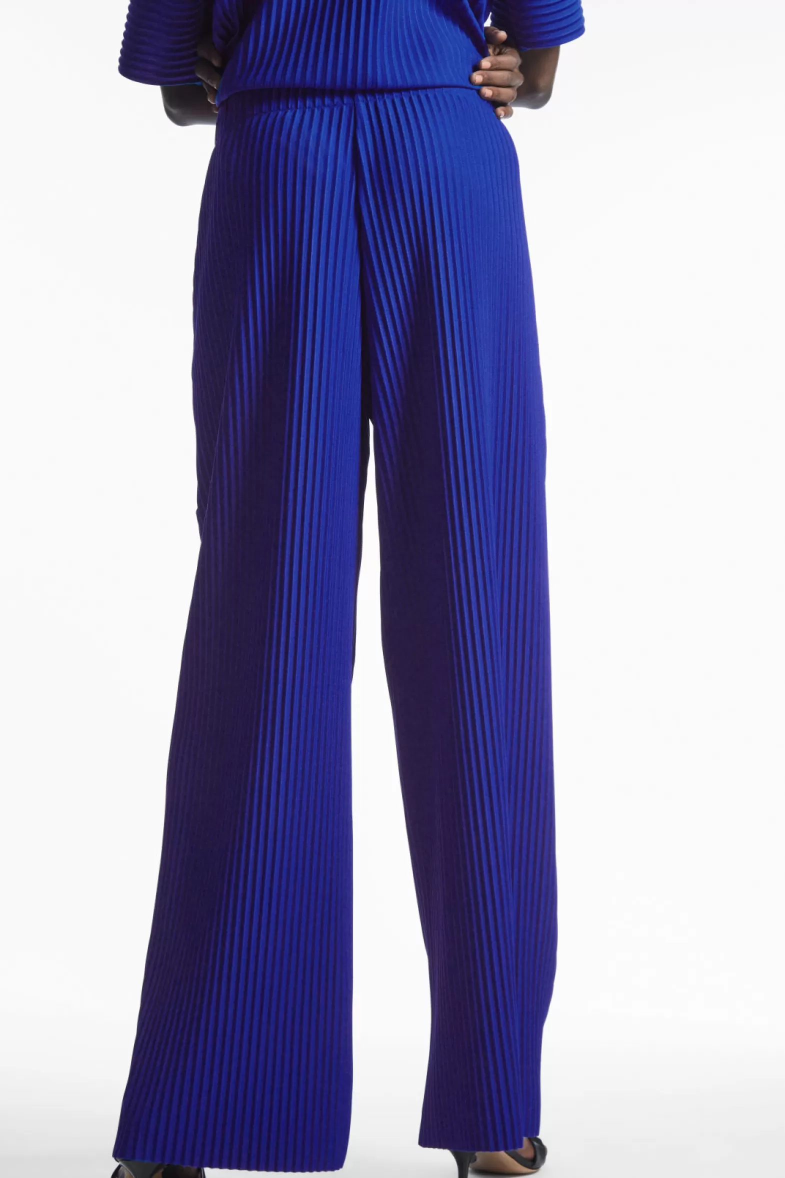 COS PLEATED ELASTICATED TROUSERS