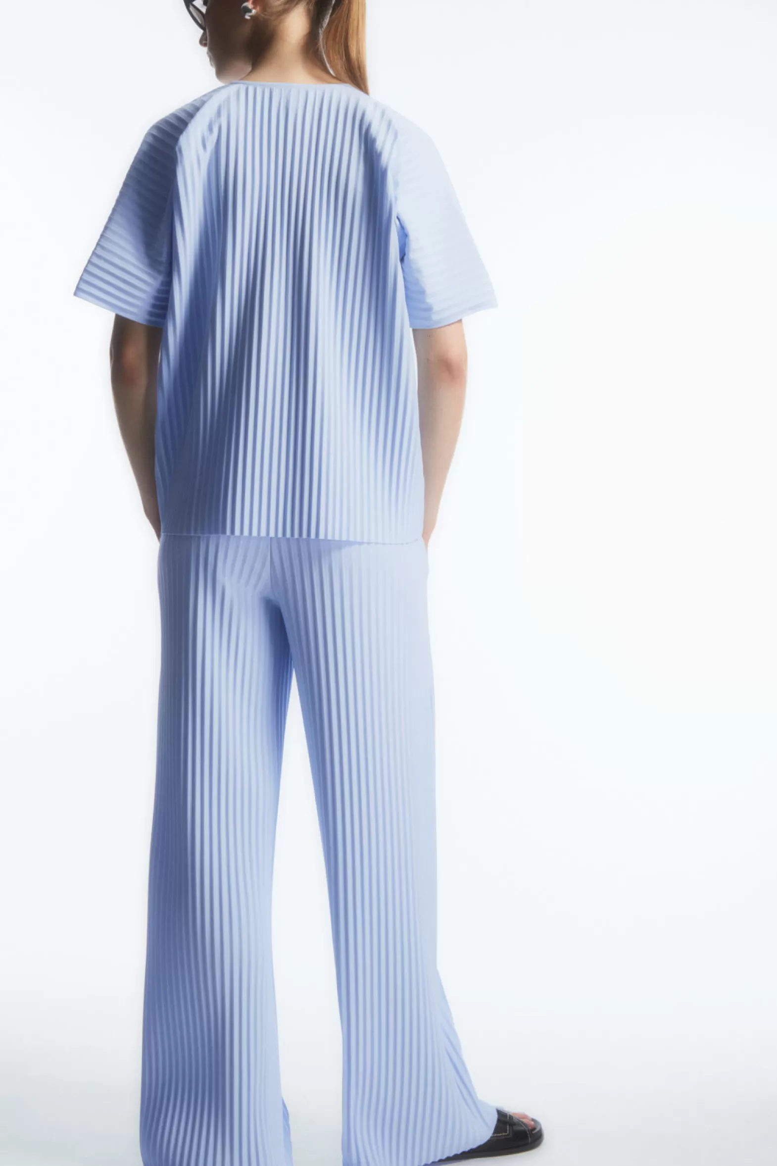 COS PLEATED ELASTICATED TROUSERS