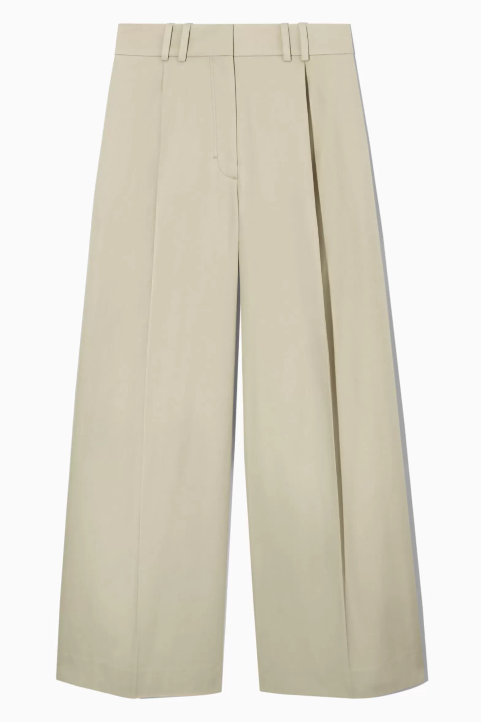 COS PLEATED WIDE-LEG UTILITY TROUSERS