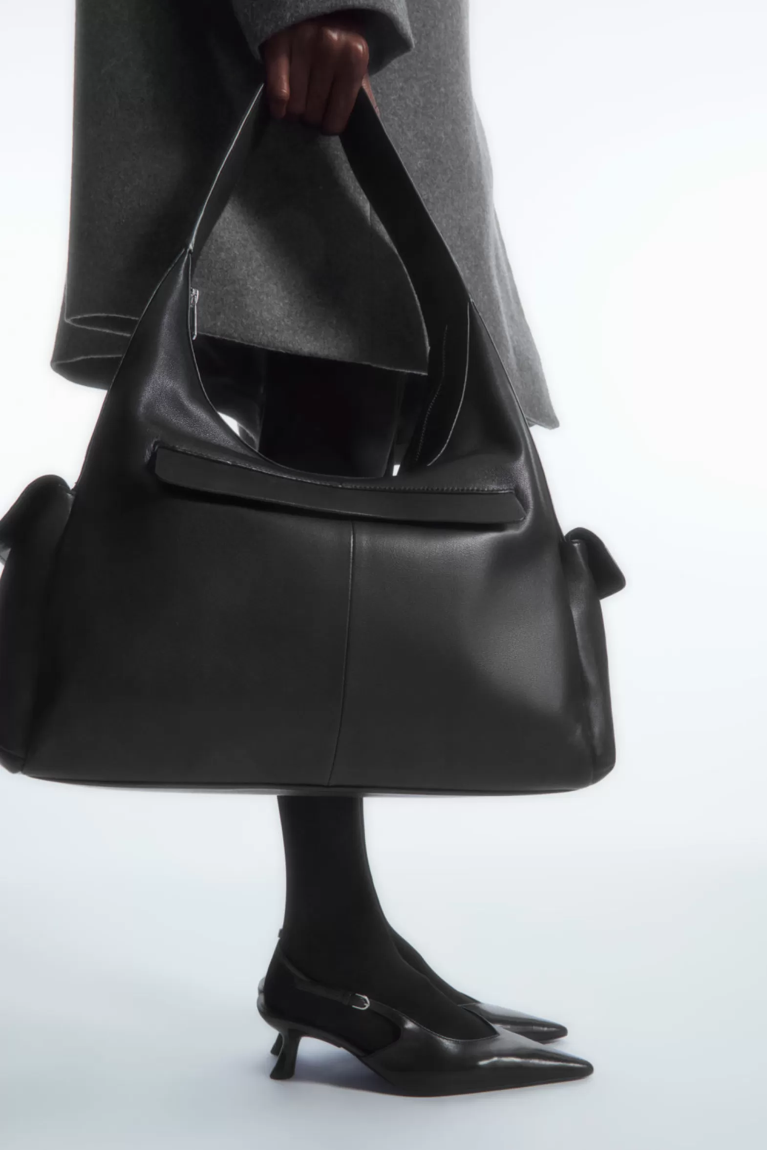 COS POCKET SHOULDER BAG - LEATHER