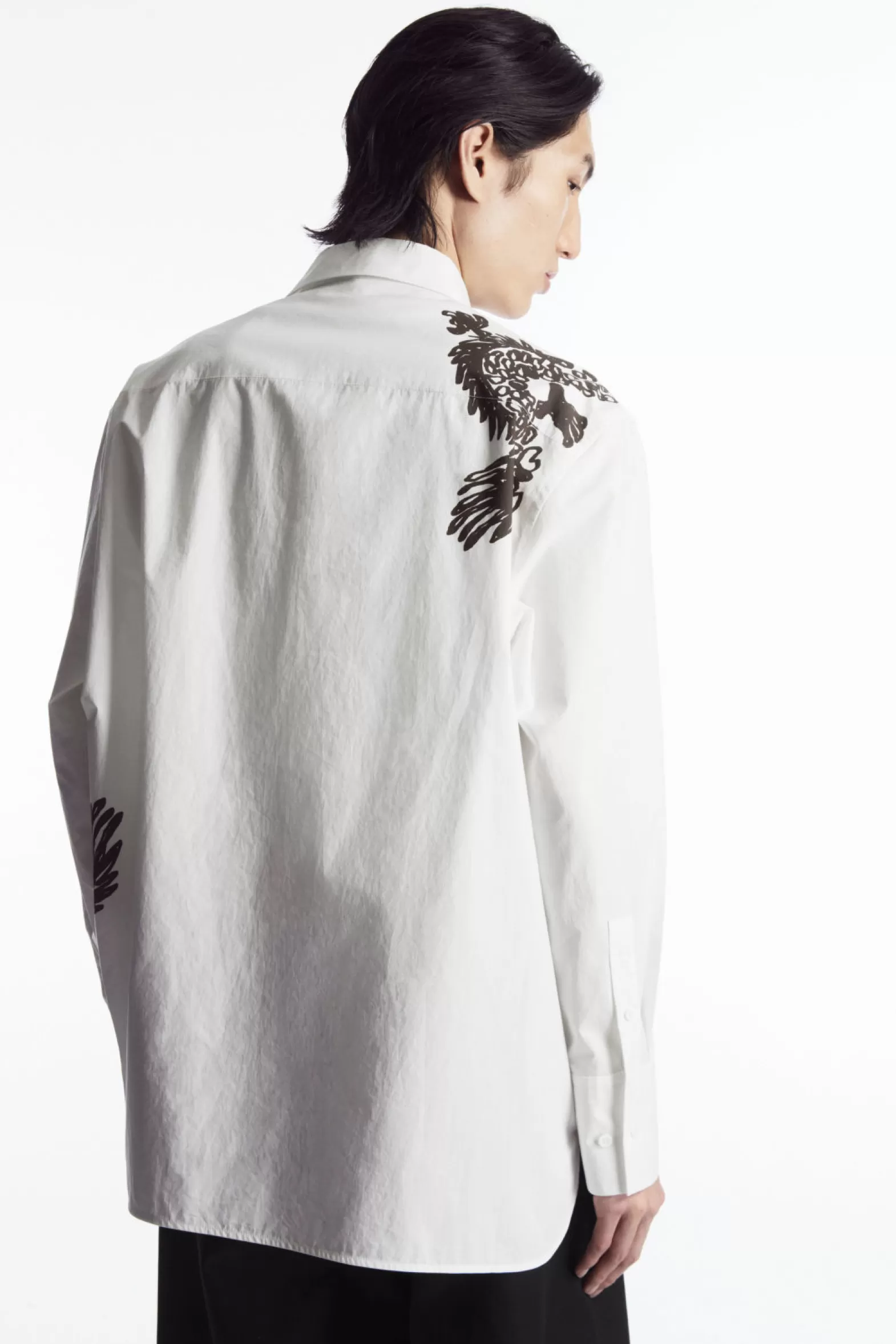 COS PRINTED POPLIN SHIRT