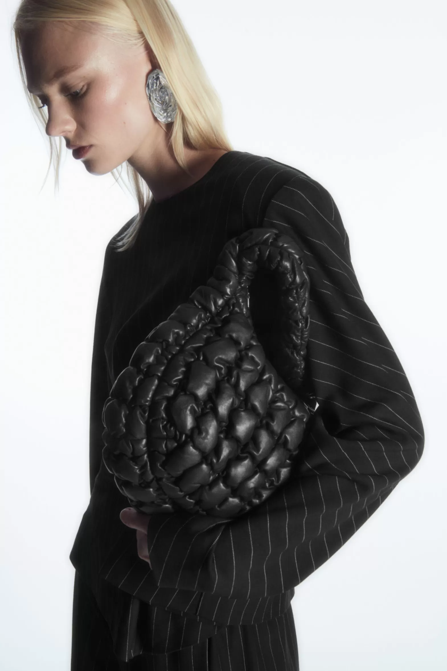 COS QUILTED MINI BAG - LEATHER