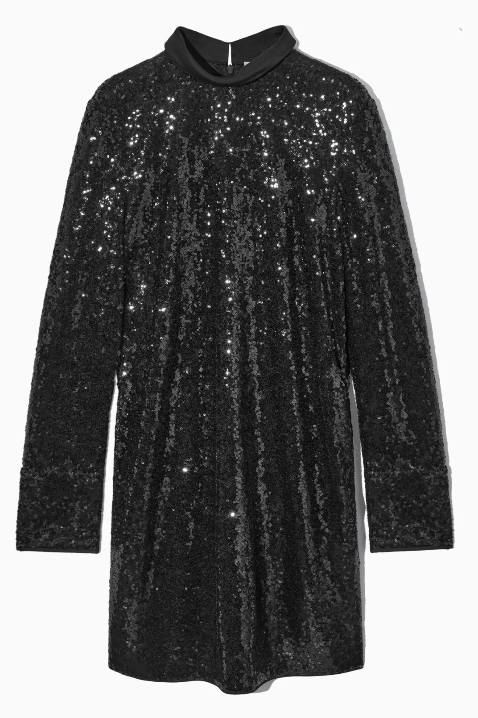 COS RECYCLED SEQUINNED MINI DRESS