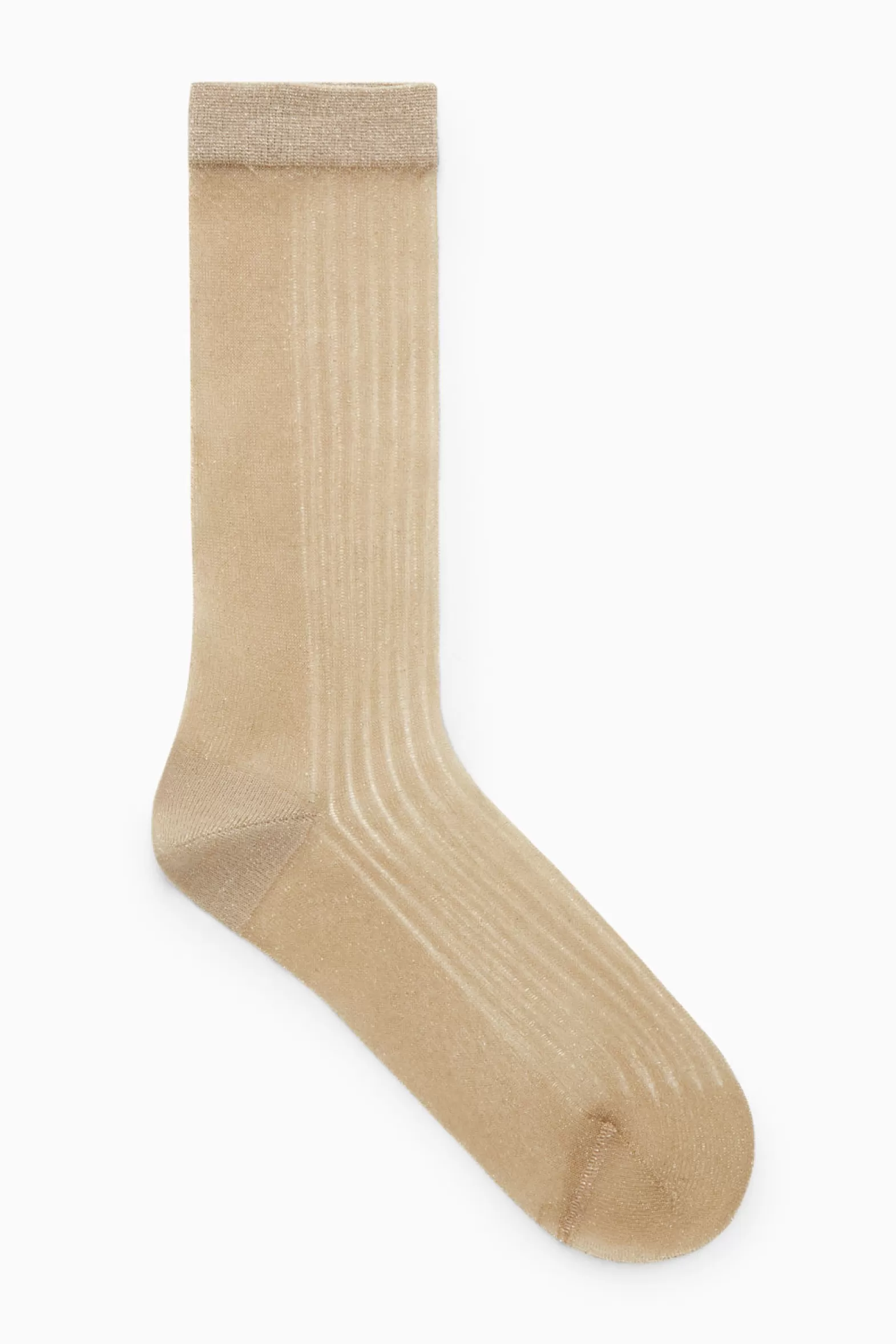 COS RIBBED SHEER SOCKS