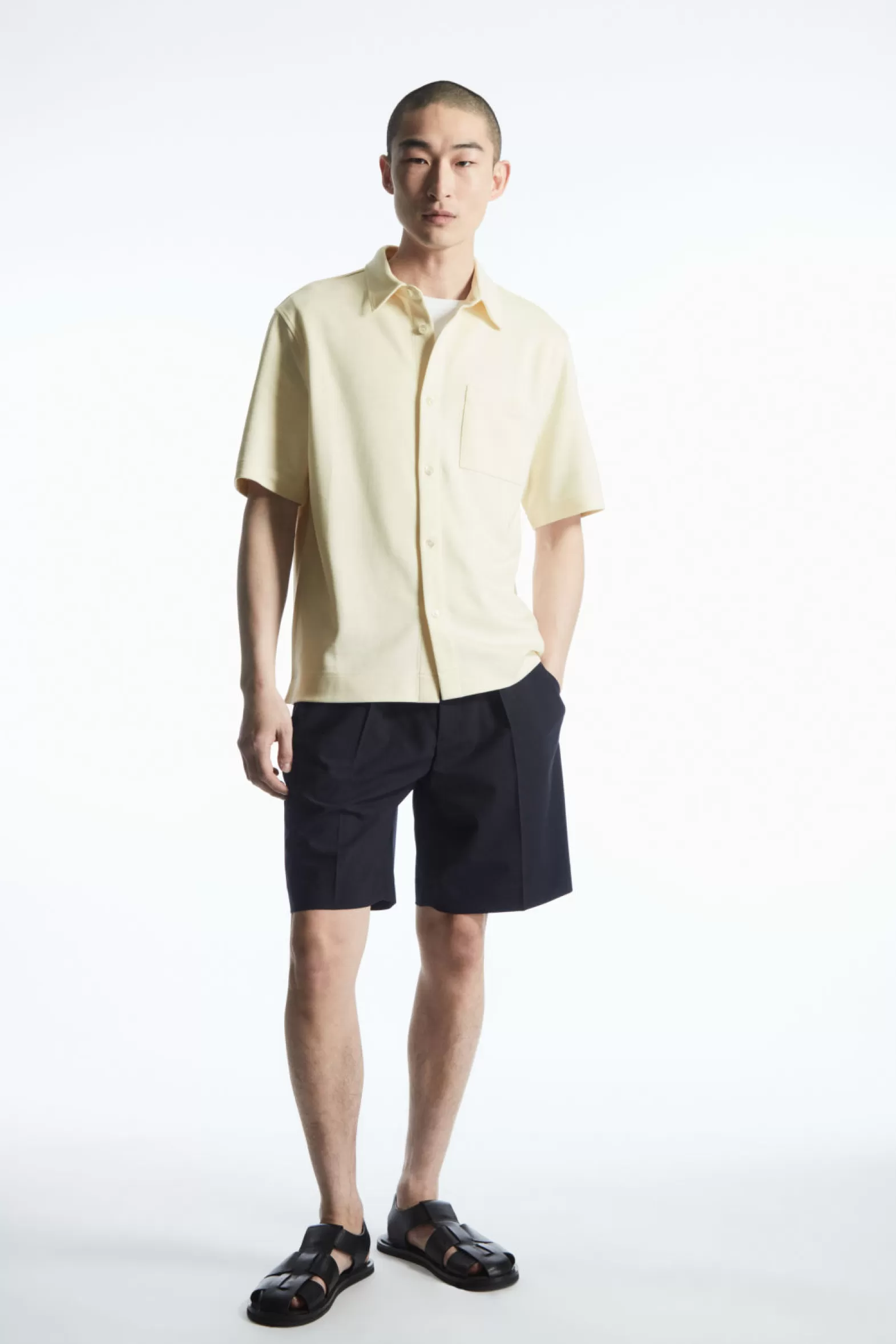 COS SHORT-SLEEVED JERSEY SHIRT