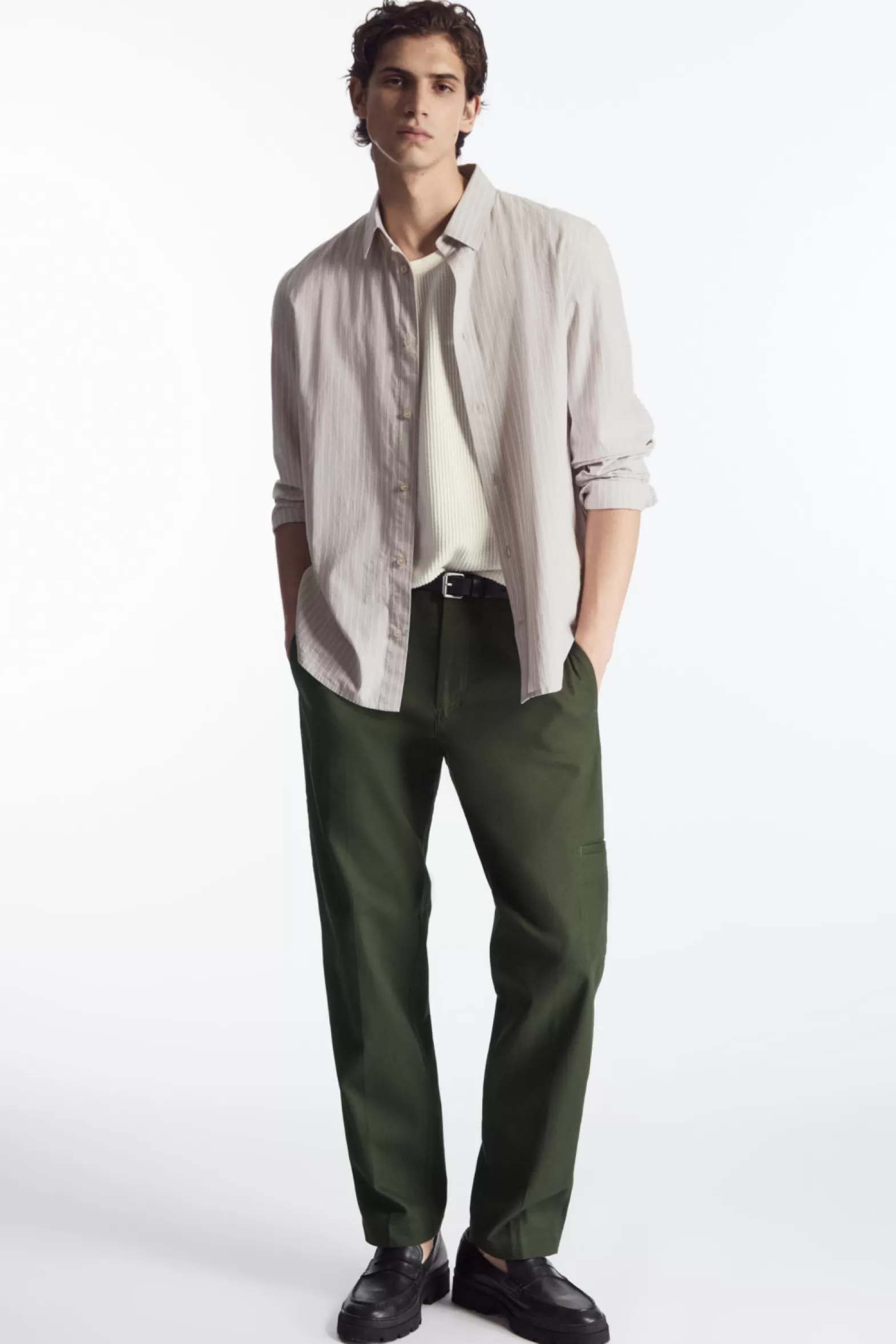 COS STRAIGHT-LEG UTILITY TROUSERS