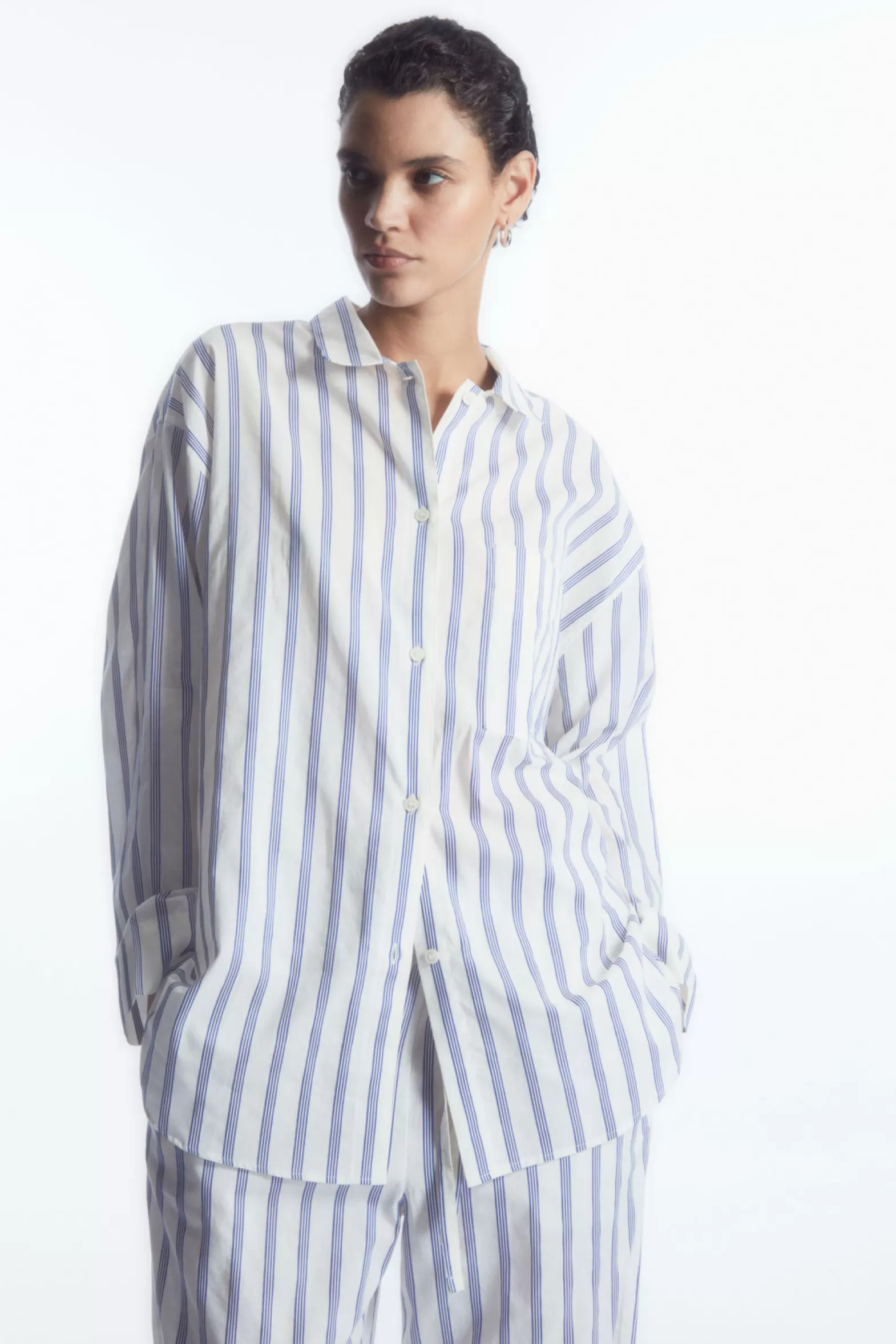 COS STRIPED PYJAMA SHIRT