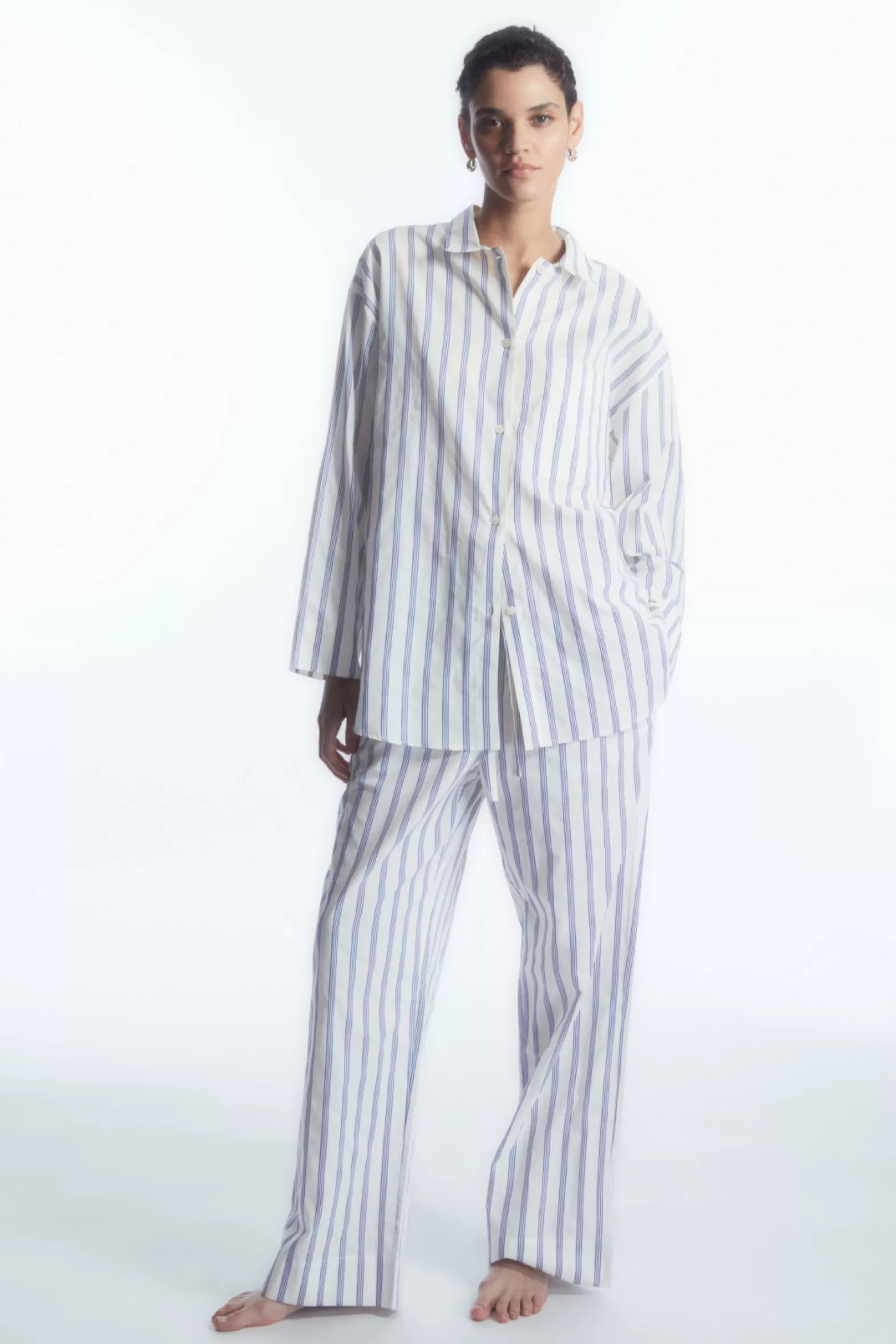 COS STRIPED PYJAMA SHIRT