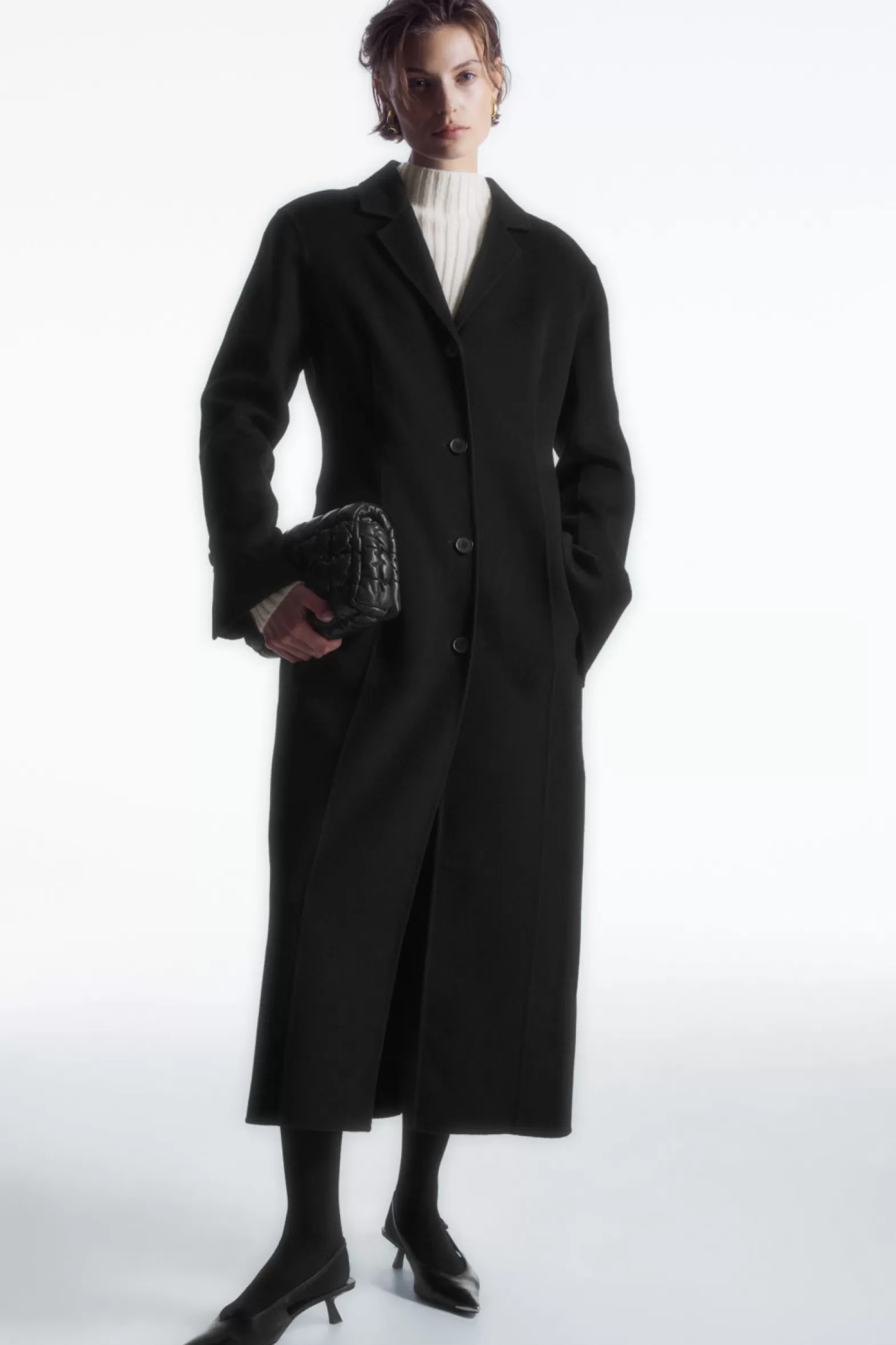 COS TAILORED DOUBLE-FACED WOOL COAT