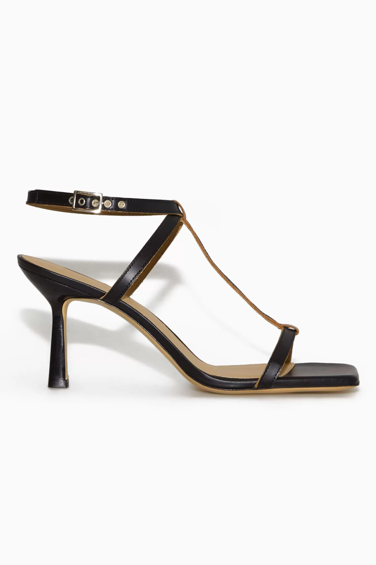 COS T-BAR HEELED SANDALS