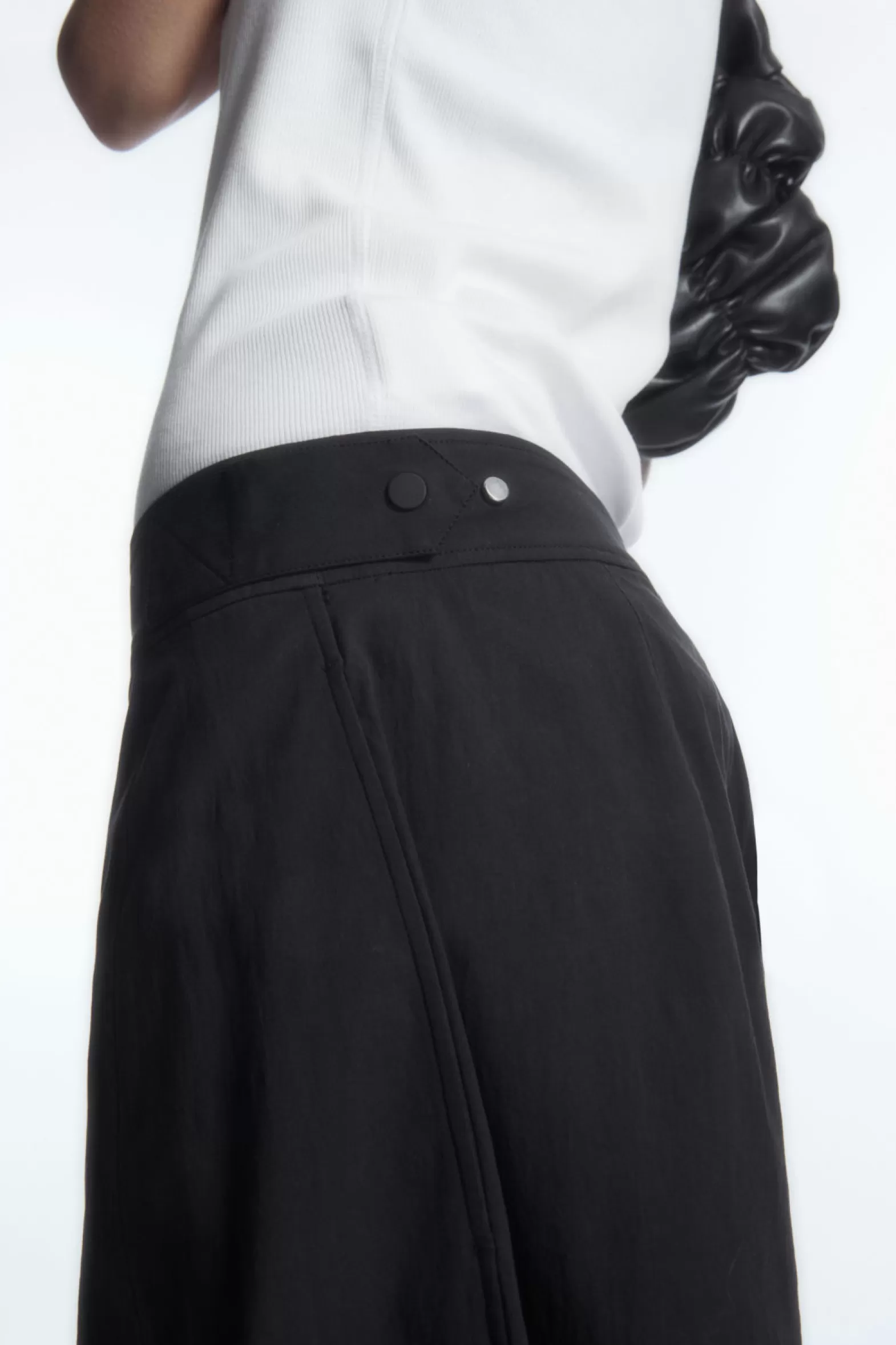 COS UTILITY BARREL-LEG TROUSERS