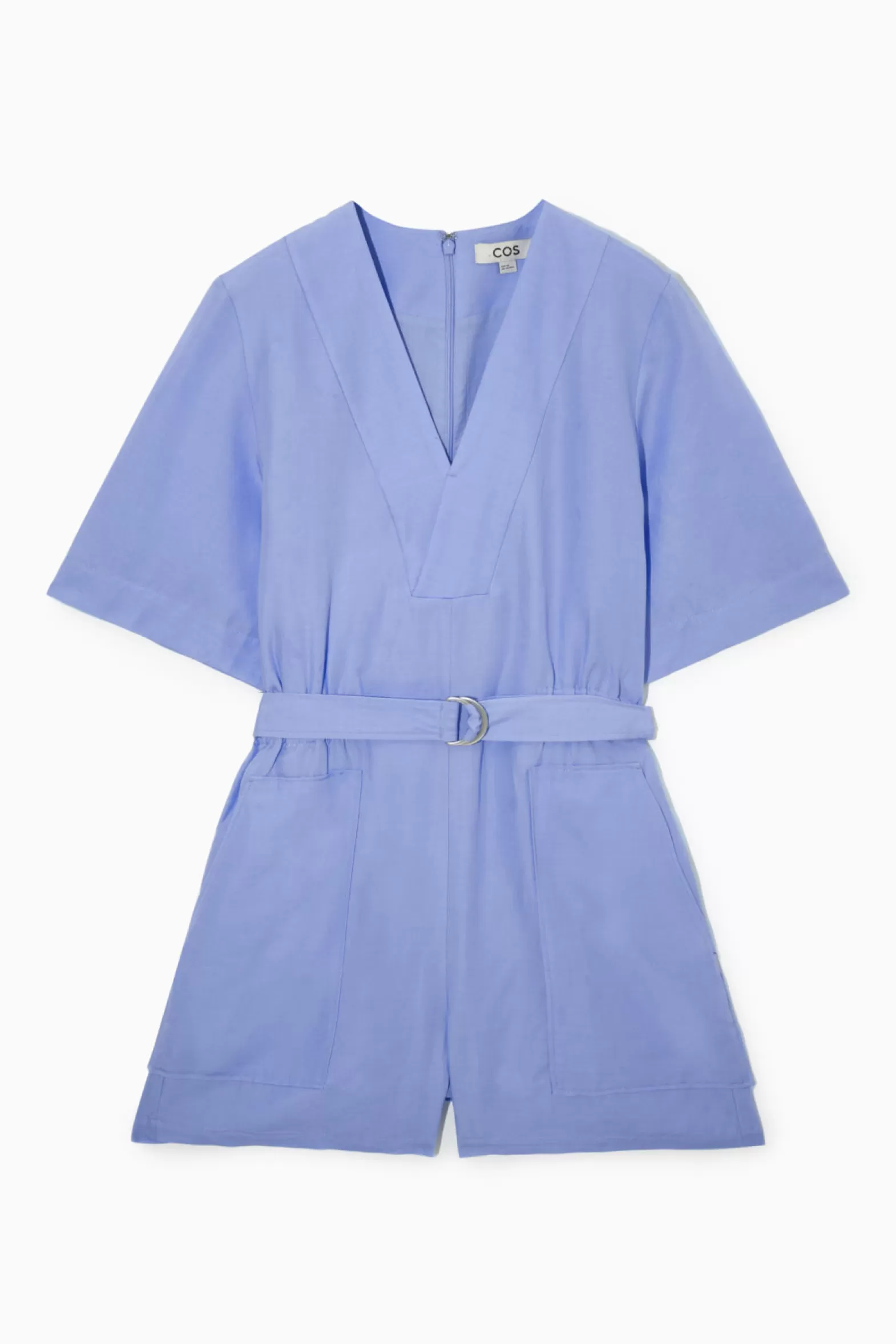 COS V-NECK BELTED PLAYSUIT