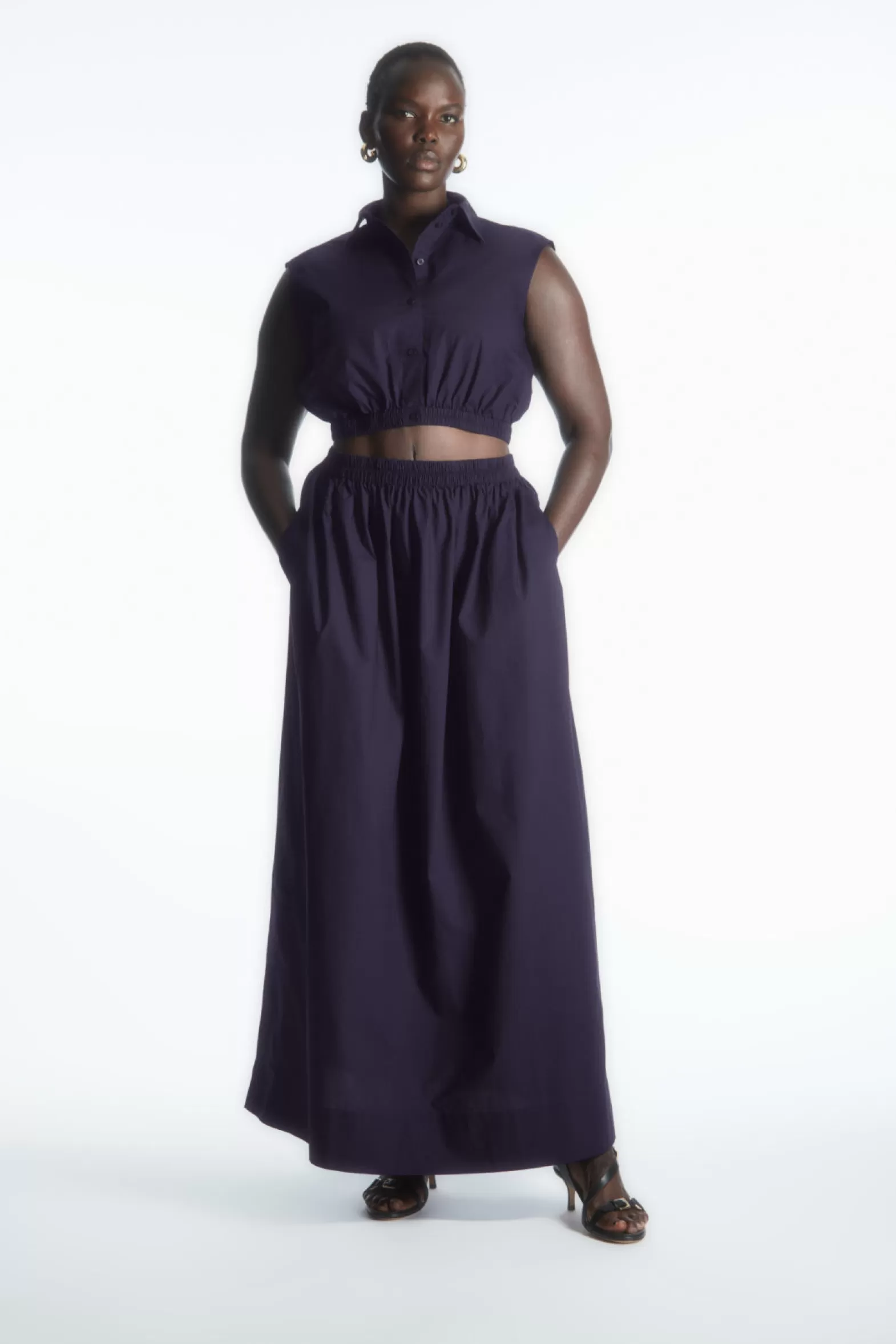 COS VOLUMINOUS GATHERED MAXI SKIRT