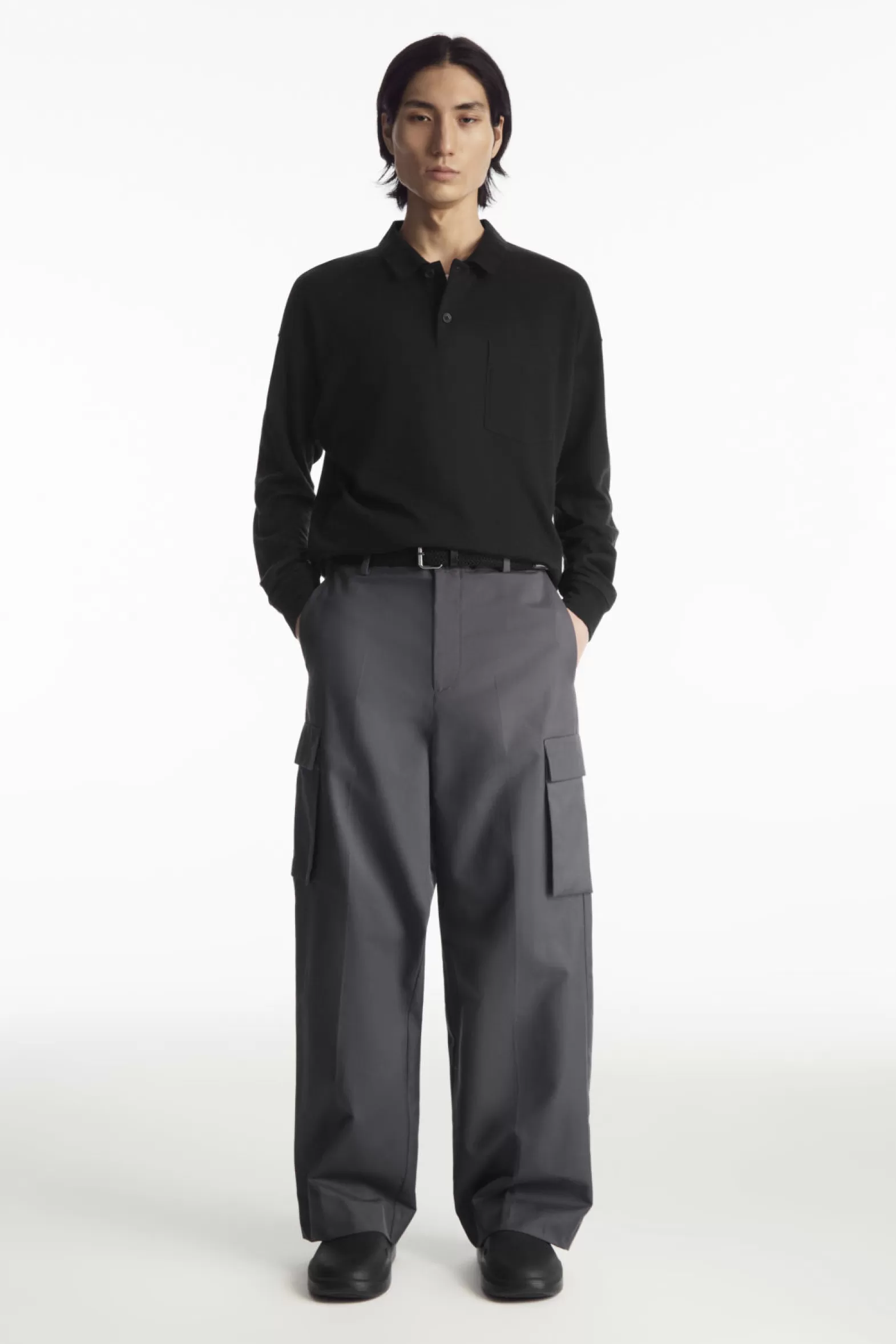 COS WIDE-LEG CARGO TROUSERS