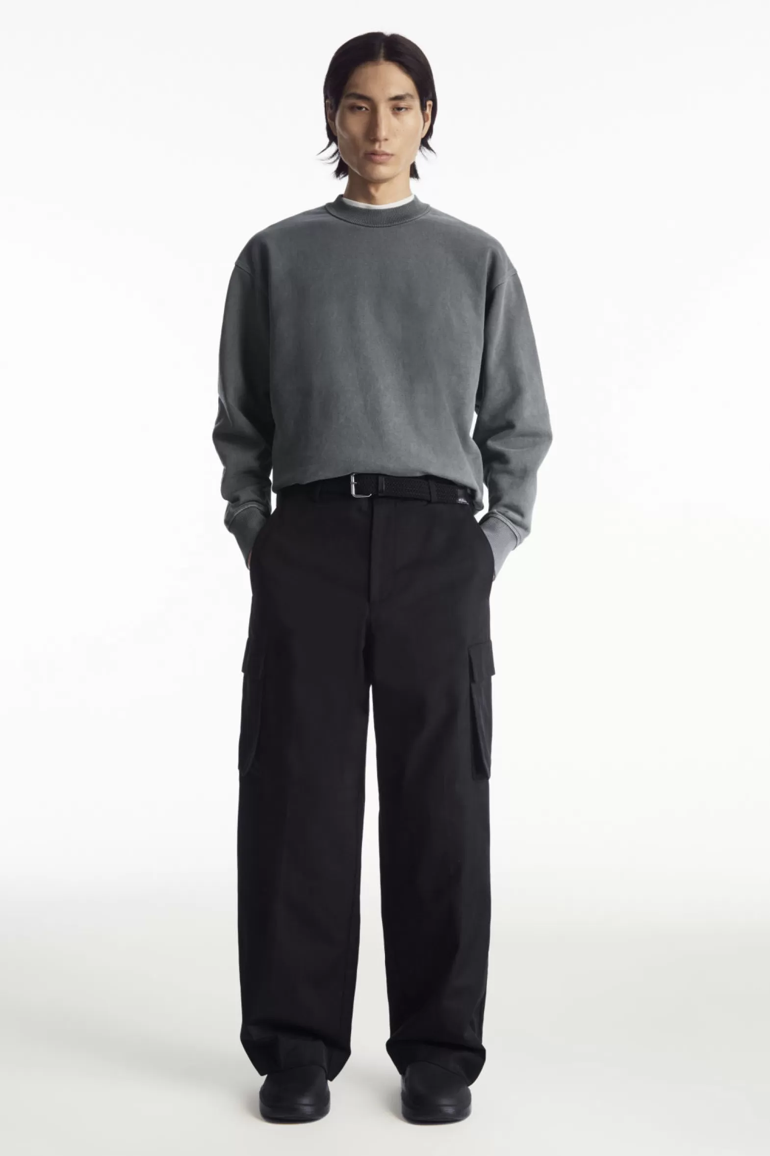 COS WIDE-LEG CARGO TROUSERS