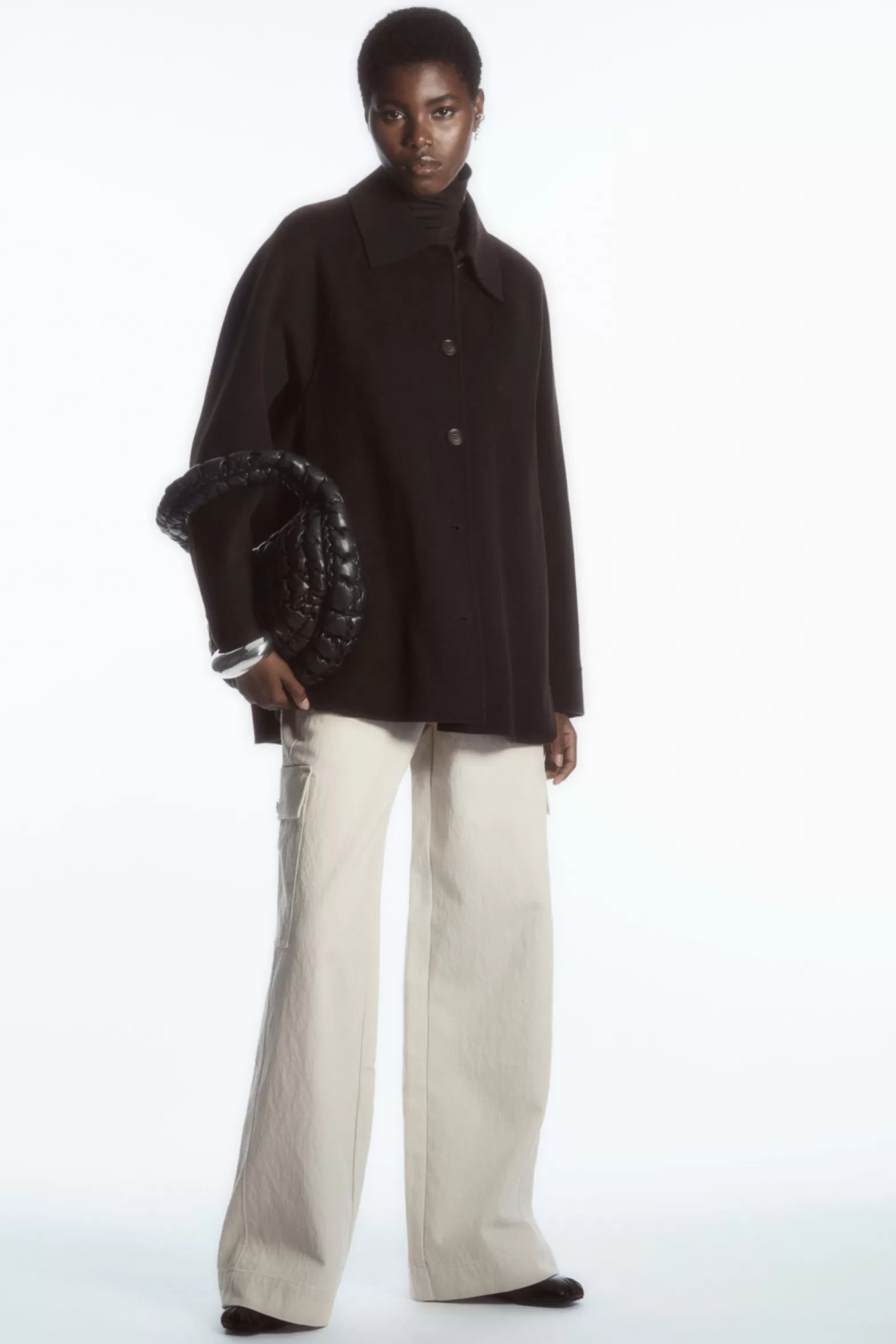 COS WIDE-LEG CARGO TROUSERS