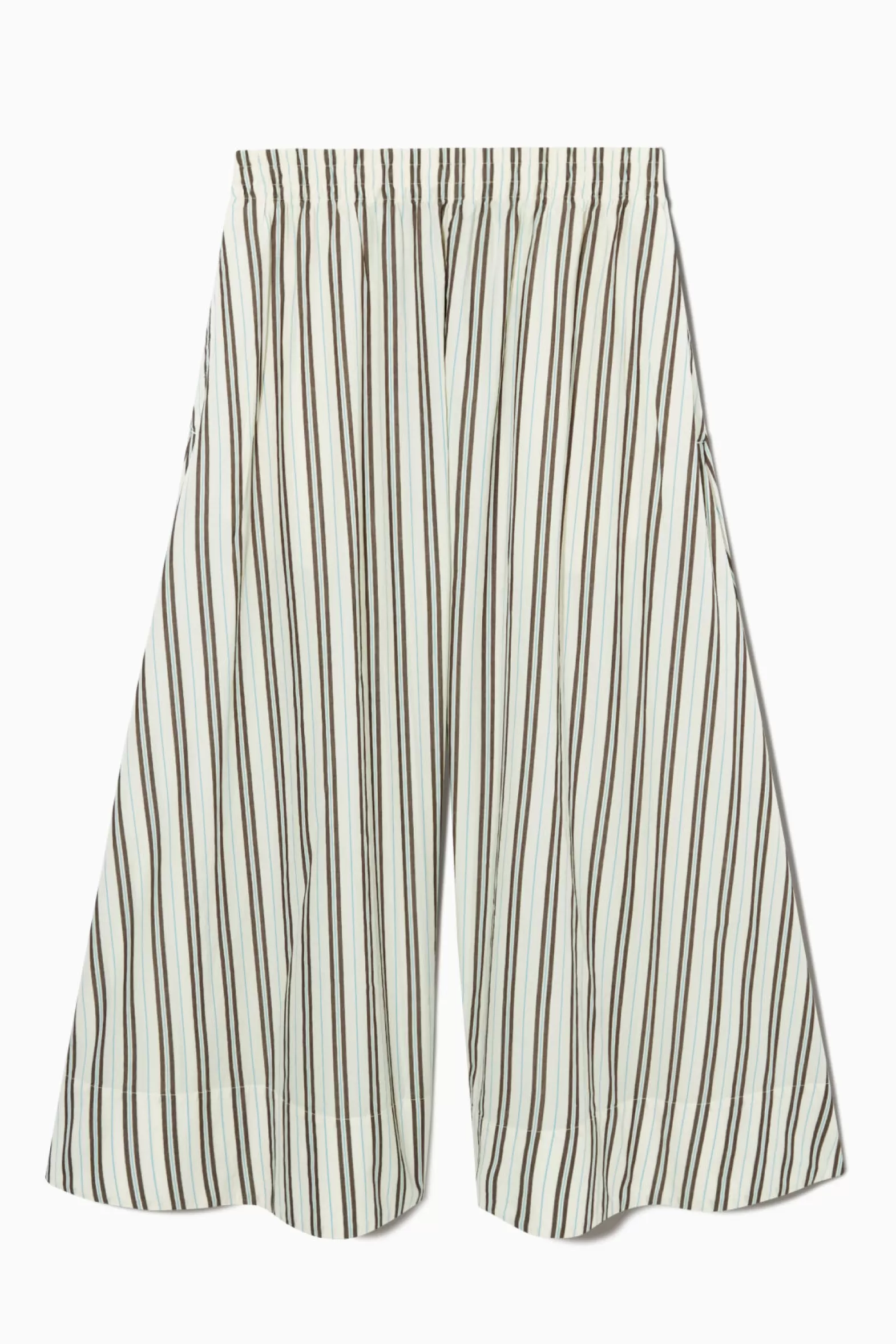 COS WIDE-LEG STRIPED TROUSERS