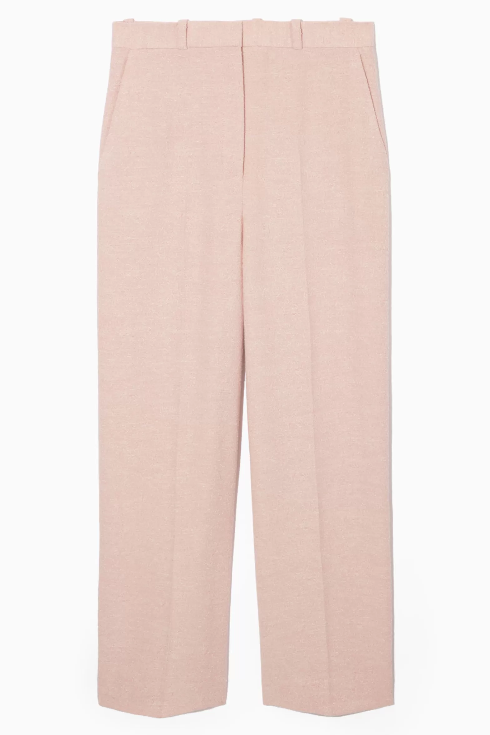 COS WIDE-LEG TEXTURED TROUSERS