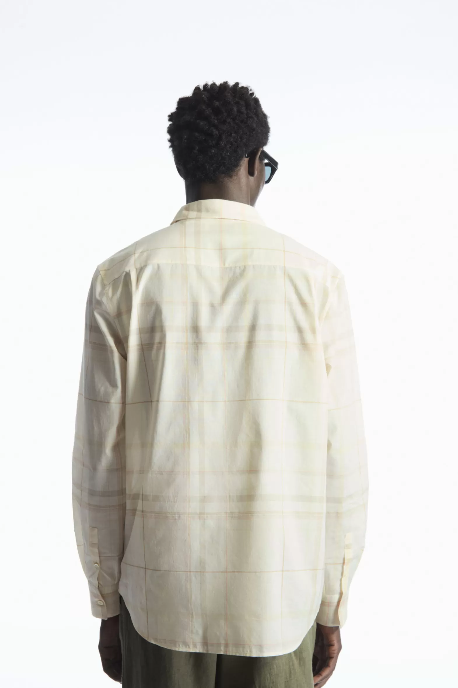 COS WINDOWPANE-CHECKED SHIRT